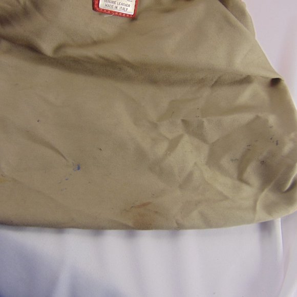 INNUE' Italy Fire Coral Soft Leather Hobo Bag - Picture 14 of 15